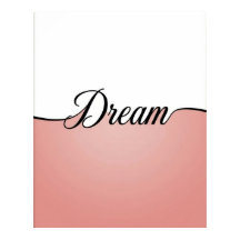 Elegante Cursieve Droom Minimalistische Muurprint