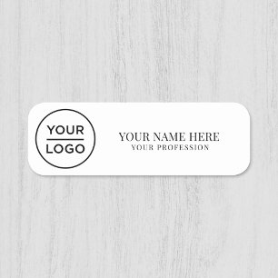 Elegante custom Logo Medewerker magnetisch, veilig Naamplaatje