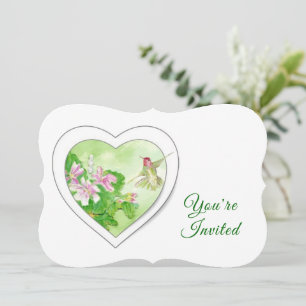 Elegante Custom Waterverf Hummingbird Verjaardag Kaart