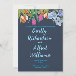 Elegante Custom Wedding Invitation Kaart