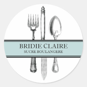 Elegante Cuterly Grote Ronde Stickers