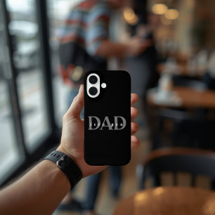 Elegante DAD Love You Zwarte iPhone 16 Hoesje