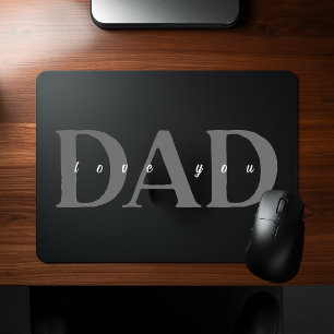 Elegante DAD Love You Zwarte Muismat