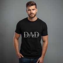Elegante DAD Love You Zwarte T-Shirt