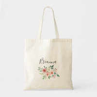 Élégante Dainty Automne Floral Bridesmaid Sac four