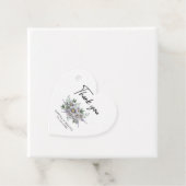 Elegante Daisy gepersonaliseerde bruiloft Dank u Bedankjes Labels (In situ)