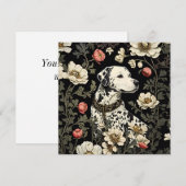 Elegante Dalmatiër William Morris geïnspireerd (Voorkant / Achterkant)