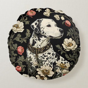 Elegante Dalmatiër William Morris geïnspireerd Rond Kussen