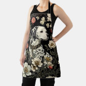 Elegante Dalmatiër William Morris geïnspireerd Schort (Insitu)