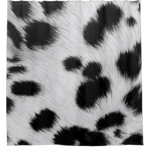 Elegante Dalmatische Nepvachtpatroonposter Douchegordijn