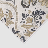 Elegante Damask Butterfly Decoupage Tissuepapier (Detail)