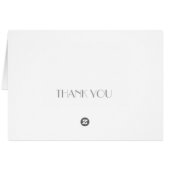 Elegante Damask Tuin Bloemen Beige Dank u kaart (Achterkant Horizontaal)