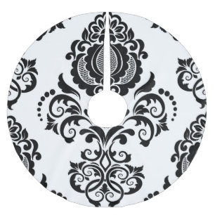 Elegante  Damast Naadloze Textuur Kerstboom Rok