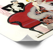 Elégante dame à Paris Art Déco (Coin)