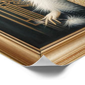 Élégante dame de vitre Art Déco des années 1920, c (Coin)