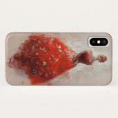 Élégante dame en Coque Red Mobile (Dos (Horizontal))