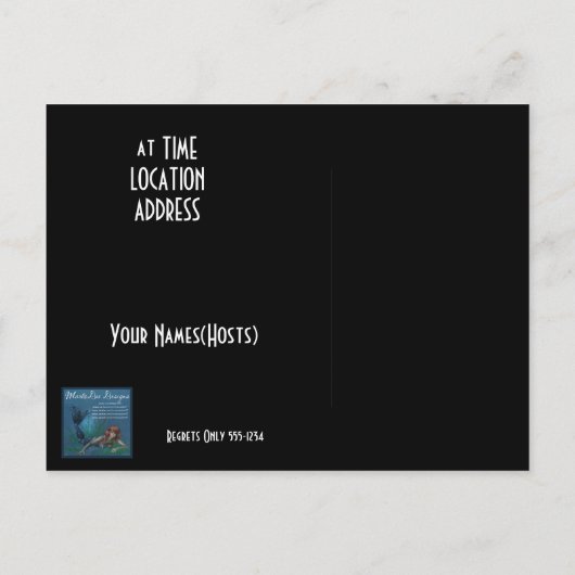 Elegante dame in een roze hoed/Handschoenen uitnod Uitnodiging Briefkaart (Achterkant)