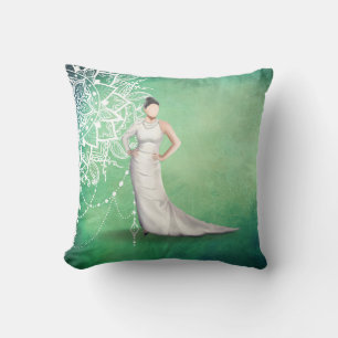 Elegante dame kussen