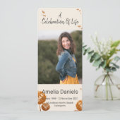 Élégante Dandelion Célébration De La Vie Carte pho (Debout devant)