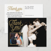 Elegante Dank Briefkaart (Voorkant / Achterkant)