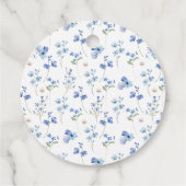 Elegante Dank U Parels & Prosecco Bruidsfeest Bedankjes Labels (Achterkant)