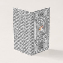 Elegante Dankjewel Bruiloftsfoto Zilver Grijs