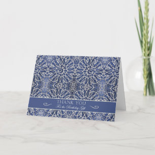 Elegante Dankkaart voor Verjaardagsgeschenk Bedankkaart