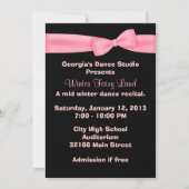 Elégante Danse de Ballet Considérant Invitation (Dos)