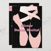 Elégante Danse de Ballet Considérant Invitation (Devant / Derrière)