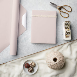 Elegante Dawn Pink Stofstorm Effen Vlak Cadeaupapier