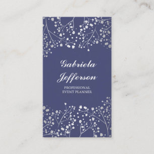 Elegante de Vintage van de Marine van de Adem van Visitekaartje