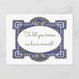 Elegante deco lijst kaarten, aanpassen voor uw geb aankondigingskaart