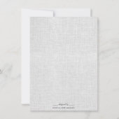 Elégante dégustation de vin Invitations de douche  (Dos)