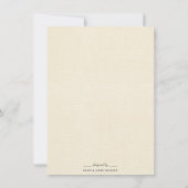 Elégante dégustation de vin Invitations de douche  (Dos)