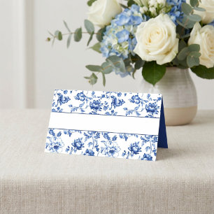 Elegante delfts bloemenstijl Border Name