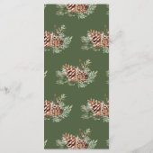 Elegante den menu (Achterkant)