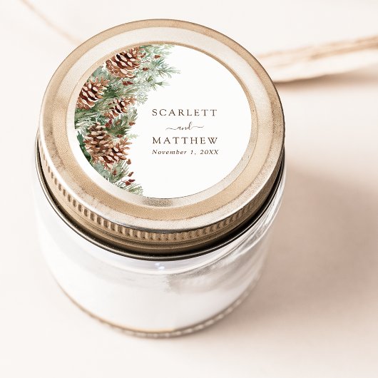 Elegante den ronde sticker