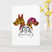 Elegante Denen Kaart (Gele Bloem)