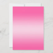 Elegante Diamant Bow, Hot Pink & Black Verjaardag Kaart (Achterkant)