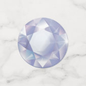 Elegante Diamant Edelsteen Party Table Confetti (Kleine voorkant)