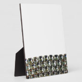 Elegante diamanten edelstenen fotoplaat (Zijkant)