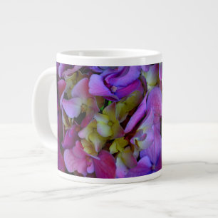 Elegante dieppaarse roze magenta bloemige hortensi extra grote beker