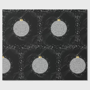 Elegante Disco Bal Kerst Ornament Cadeaupapier