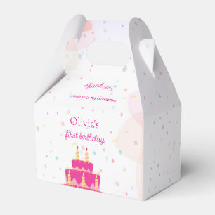 Elegante Disney-prinses verjaardag Bedankdoosjes
