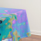 Elegante donkerblauwe en magenta Limelight Hortens Tafelkleed (Voorbeeld)