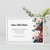 Elegante donkere bloemen (Staand voorkant)