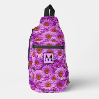 Elegante donkerroze magenta bloemenmadeliefjes