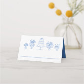 Elegante Doodles Hand getrokken krabbels bruiloft (Achterkant)