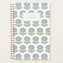 Elegante door Arts & Crafts geïnspireerde blauwe g