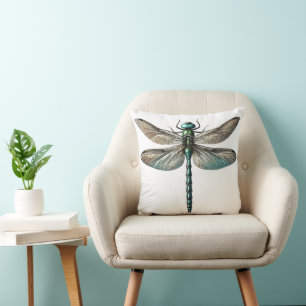 Elegante Dragonfly Natuur geïnspireerde kunst Kussen
